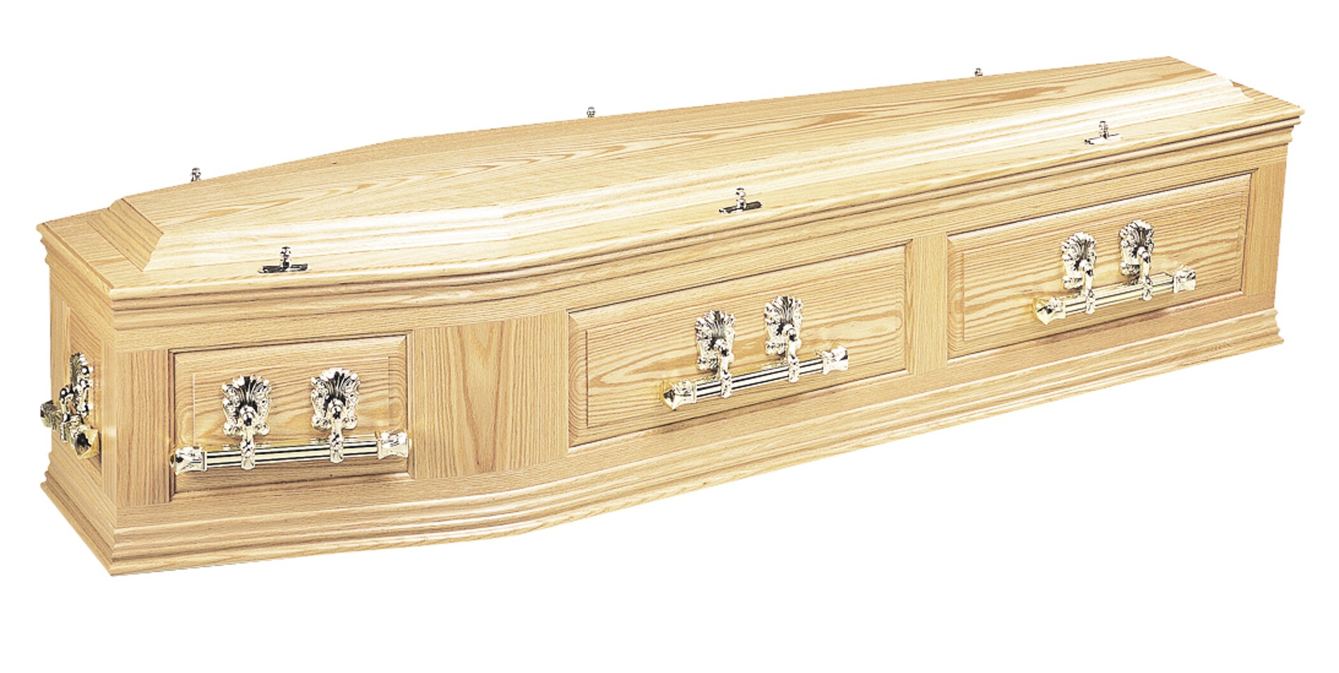 cambridge oak solid wood coffin - north london funeral director